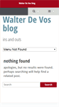 Mobile Screenshot of blog.walterdevos.be